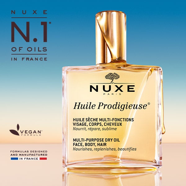Nuxe No1 des huiles vegan formula made in France  Huile Prodigieuse®
