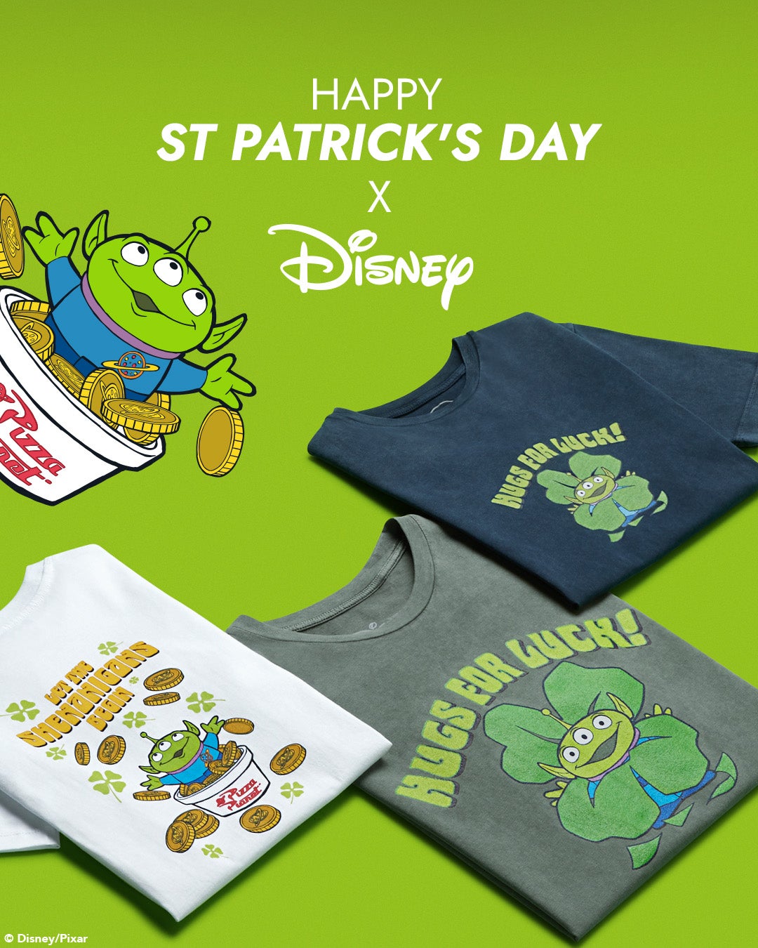 St Paddys Day - Disney Clothing Range