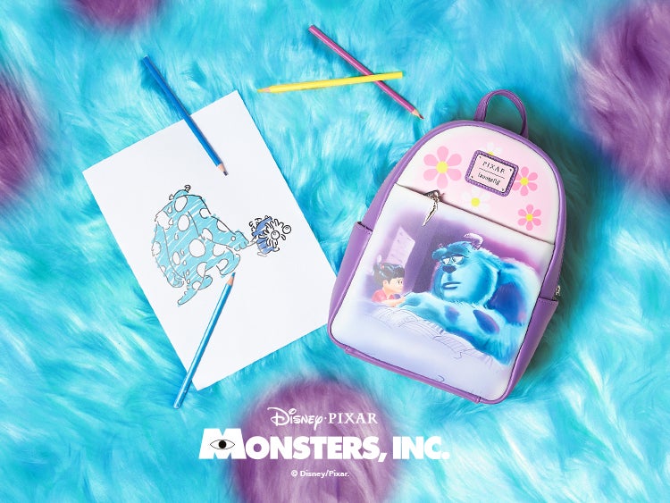 Loungefly Disney Moments Monsters Inc Sully and Boo Mini Backpack -  VeryNeko Exclusive