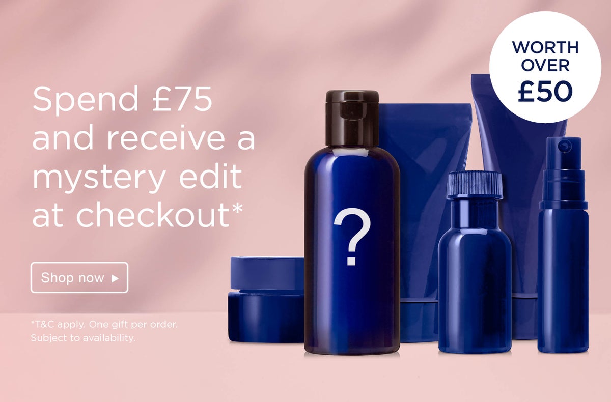 Spend £75 and a free mystery edit at checkout