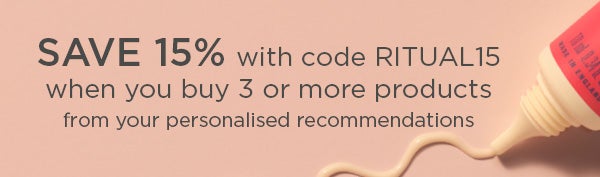 Save 15% with code RITUAL15 when you buy 3 or more products