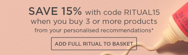 Save 15% with code RITUAL15 when you buy 3 or more products