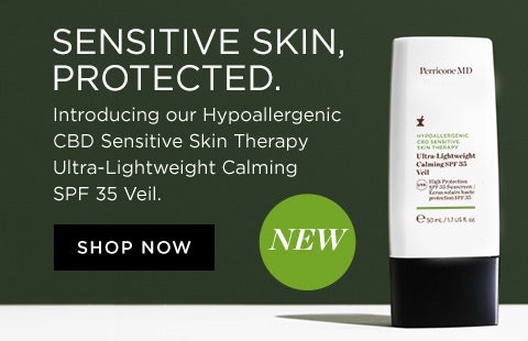 Introducing our Hypoallergenic CBD Sensitive Skin Therapy Ultra-Lightweight Calming SPF 35 Veil, broad spectrum protection against the sun’s UVA and UVB rays for the most sensitive skin.