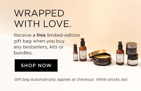 Get a Free Gift Bag when you purchase any bestsellers, kits or bundles!