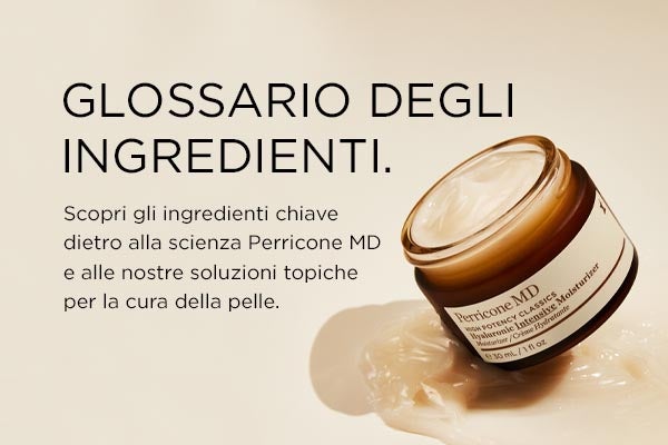 Discover the key ingredients behind Perricone's topical skincare solutions and signature sciences.