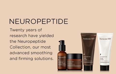 NEUROPEPTIDE Twenty years of research have yielded the Neuropeptide Collection, our most advanced smoothing and firming solutions for the face, eye, neck and chest.