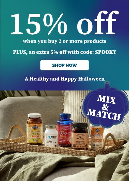 15% off when you buy 2 or more products