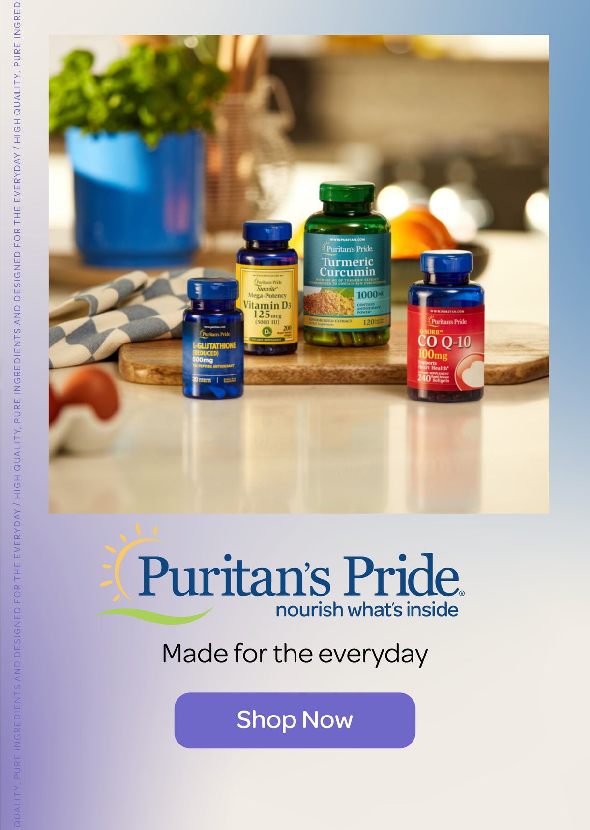 Puritan's Pride Nourish what's inside