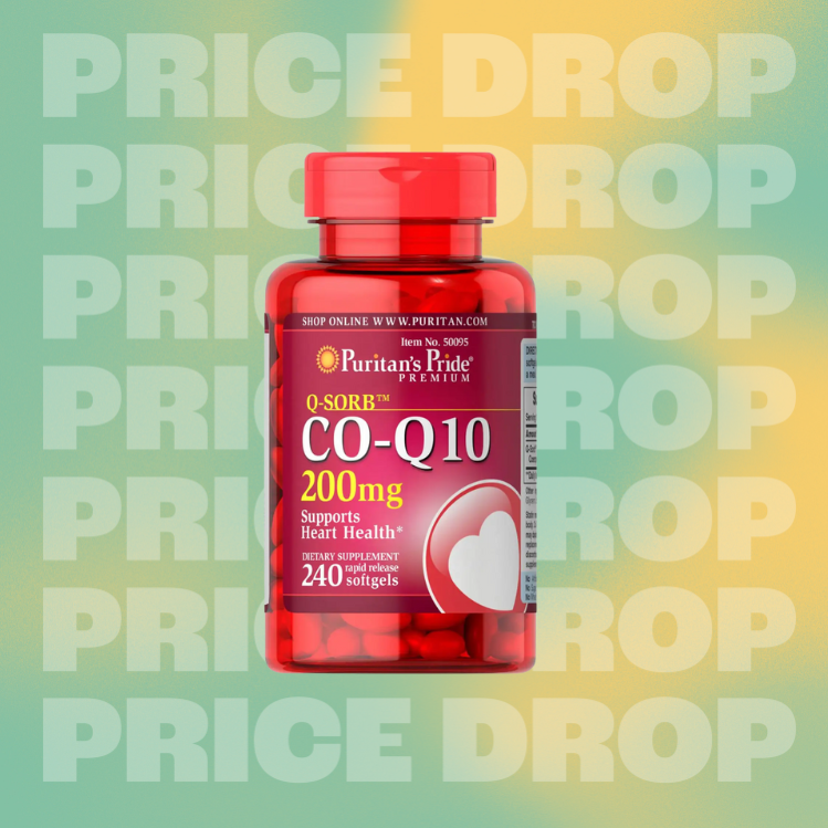 Puritans Pride CO-Q10 supports heart health