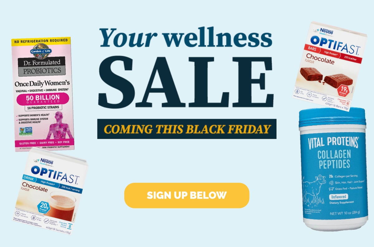 Your wellness sale is coming this Black Friday, sign up below