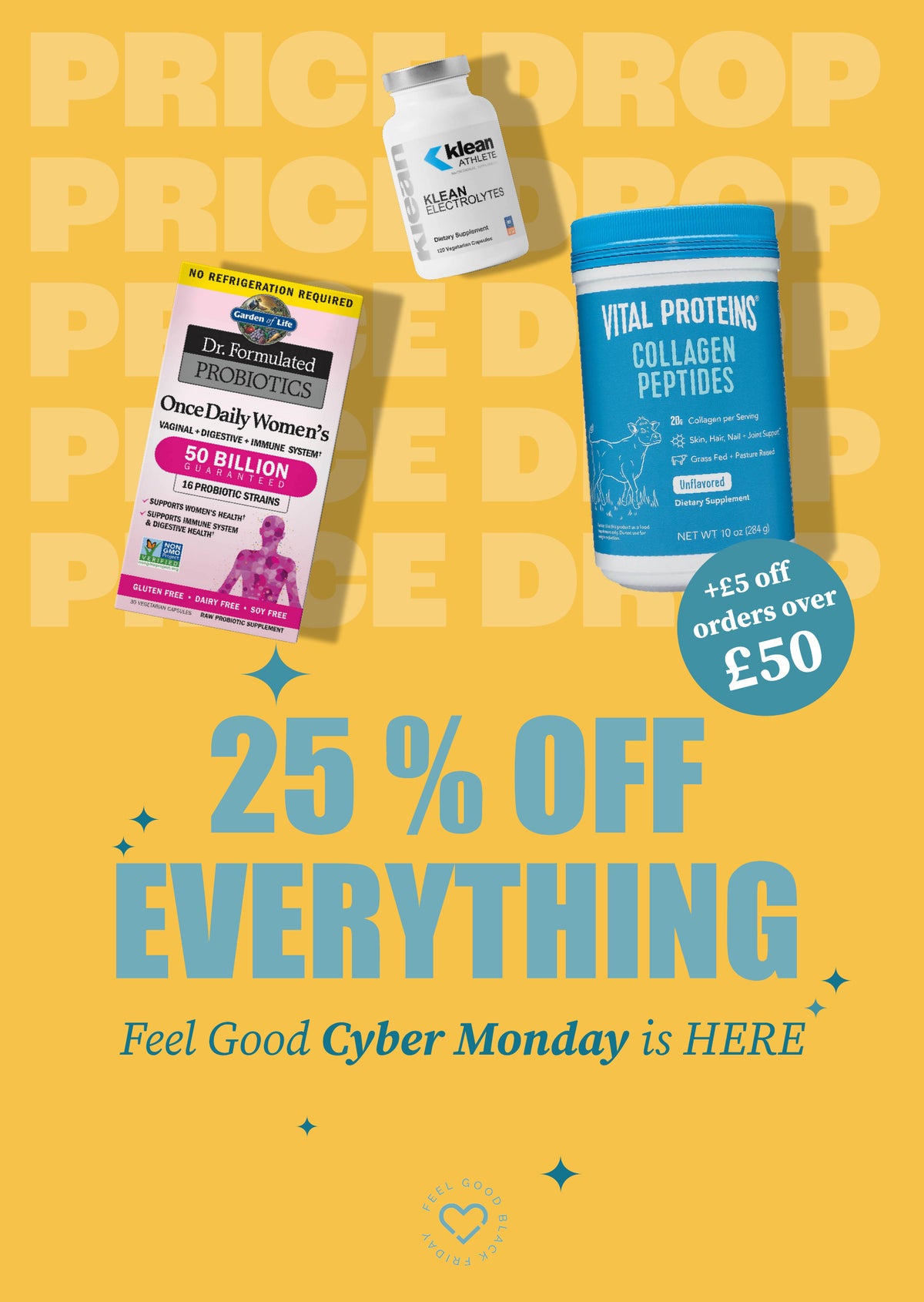 25% OFF EVERYTHING EXTRA £5 OFF ORDERS OVER £60