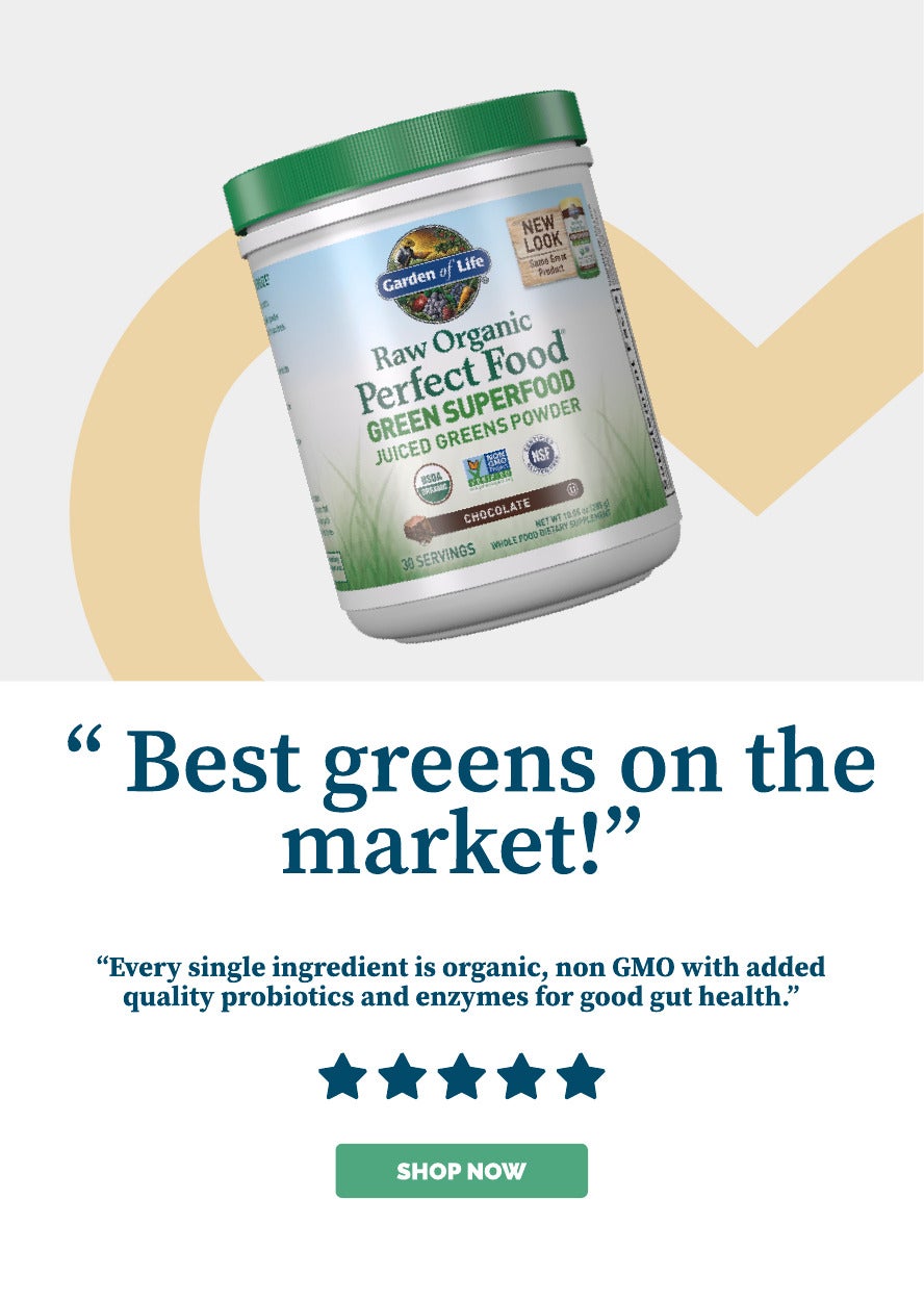 Garden of Life Raw Organic Perfect Food Green Superfood - Chocolate customer review.