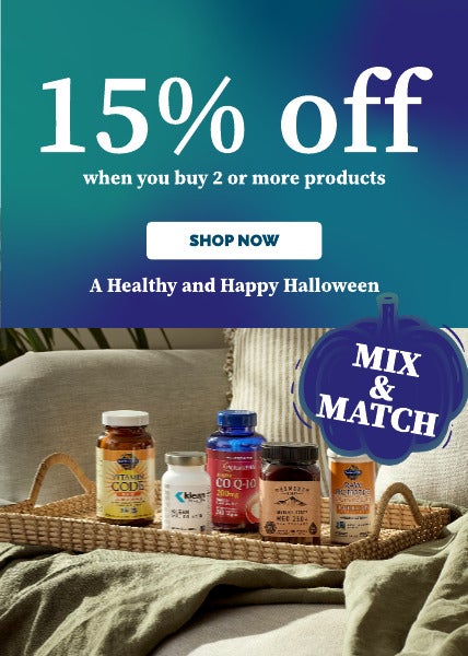 15% off when you buy 2 or more products