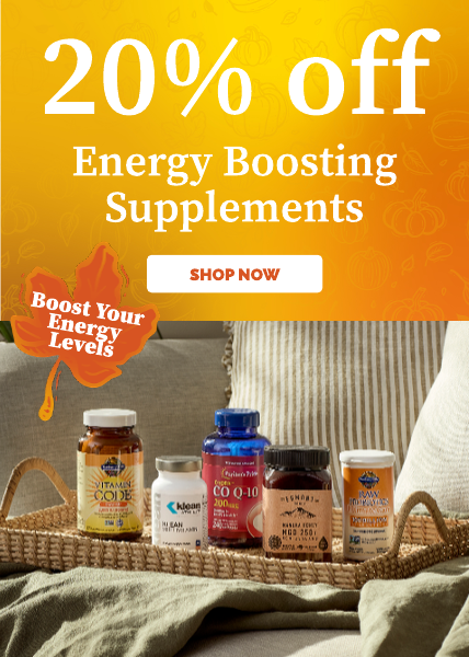 20% off Immunity Vitamins including Vitamin D and Vitamin C from brands like Garden of Life and Puritan's Pride.