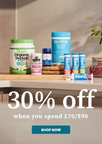 30% off all products when you spend £70/$90 promotion