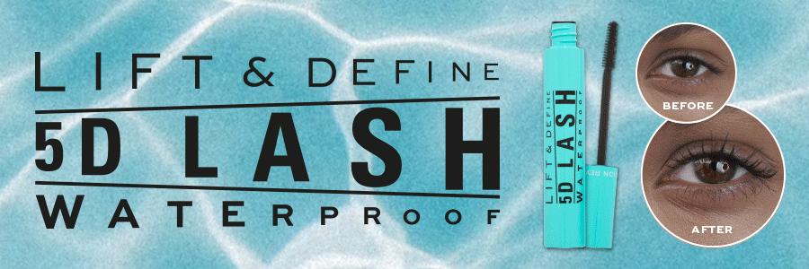 Lift & define 5D lash waterproof mascara coming soon. sign up now