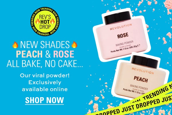 New Shades. Peach and Rose. All Bake, no cake... Our viral powder! Exclusively available online. Shop Now.