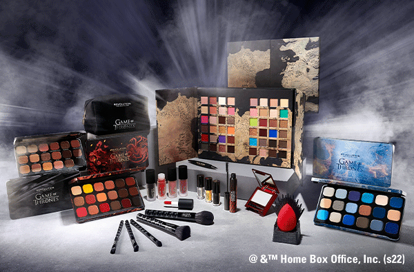 Game of Thrones. revolution  makeup revolution london. winter is coming! shop now