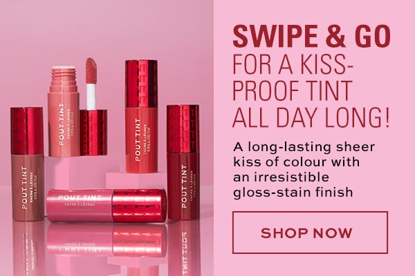 Swipe & Go for a Kiss-Proof Tint all day long! A long-lasting sheer kiss of color with an irresistible gloss-stain finish. SHOP NOW