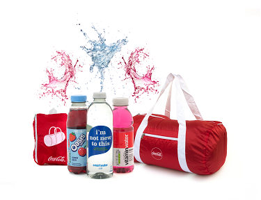 Collection of products including Oasis and SmartWater