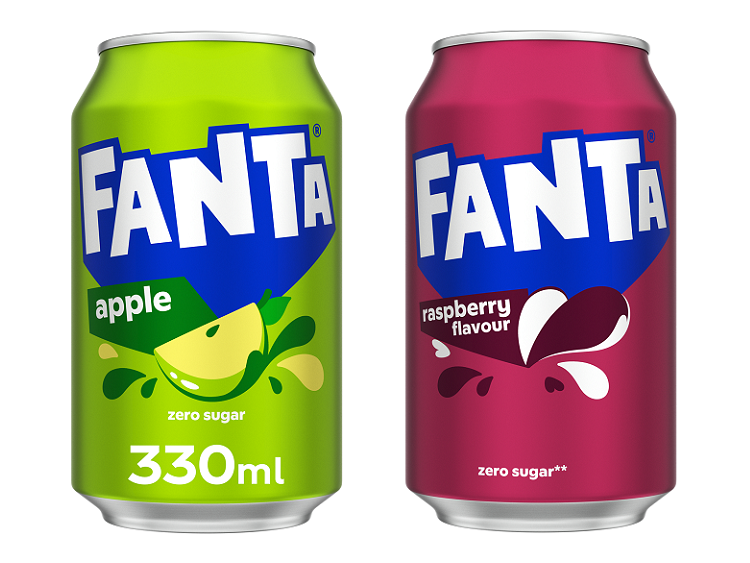 Two NEW Fanta Flavours! Fanta Apple Zero and Fanta Raspberry Zero are available now for you to try. Add them to your basket and enjoy the bubbles inside.
