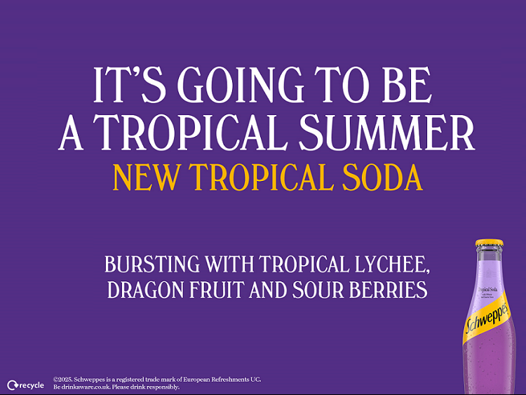 Shop New product: Schweppes Tropical Soda