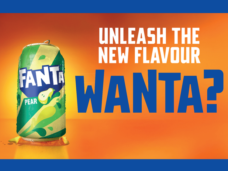 Unleash the new flavour wanta? Shop NEW Fanta Pear
