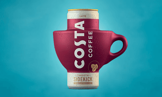 Experience Costa Coffee on the go in a Costa Coffee Can