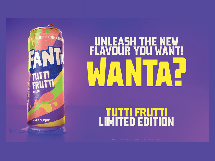 NEW Fanta Limited Edition: Fanta Tutti Frutti has a tongue-tingling, tropical fruit flavour with an intense and refreshing taste.