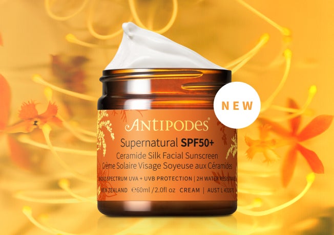 NEW  Supernatural SPF50+ Ceramide Silk Facial Sunscreen