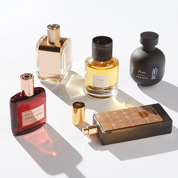 Introducing: The Fragrance Shop. Your ultimate curation of elusive, extraordinary & head-turning scents to wear & enjoy.  For a limited time, receive a five-piece FREE gift, a $68 value, with your $100+ fragrance purchase.
