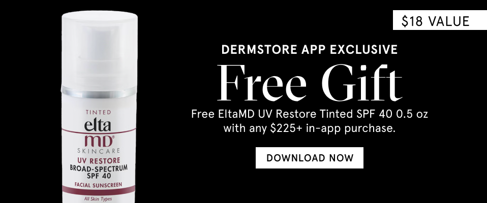 Dermstore app exclusive: Receive a free EltaMD UV Restore Tinted SPF 40 0.5 oz ($18 Value) when you spend $225 in your in-app purchase. Shop now.