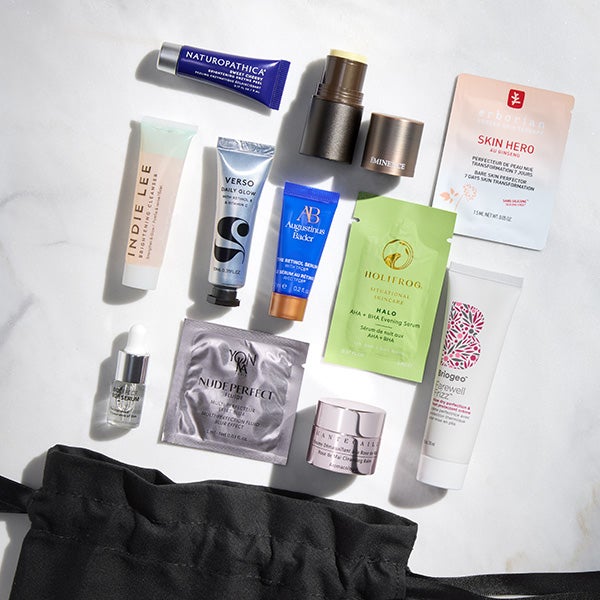 New Season, New Beauty Bag. Fall in love with a new routine. Our curated, 14-piece Beauty Bag ($131 value) is yours FREE when you spend $175+.