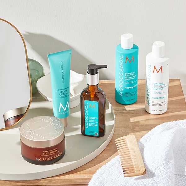 Introducing Moroccanoil: From their award-winning oil for smooth, shiny hair to their body care formulas for soft, glowing skin, discover nourishing, antioxidant-rich argan oil-infused products for hair & body.