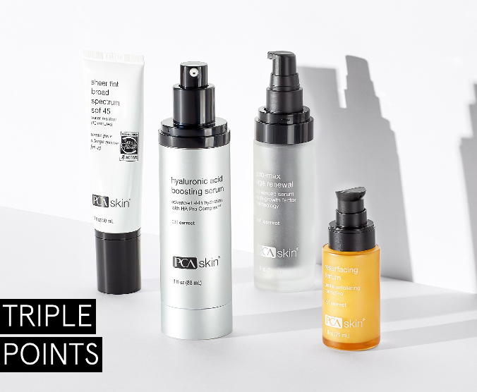 3x Points on PCA SKIN