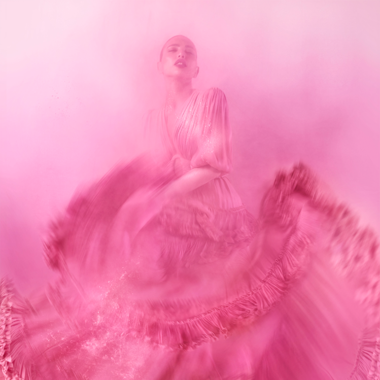 Woman in dress