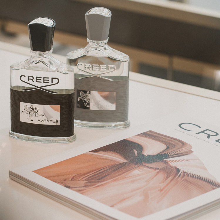 Aventus & Aventus Cologne next to Creed Book 2