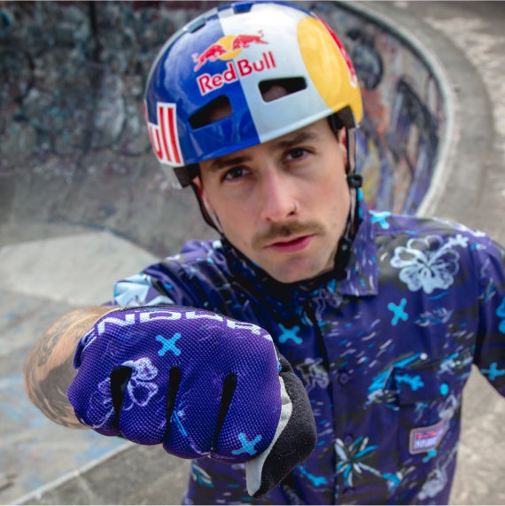 Red bull bmx store helmet for sale