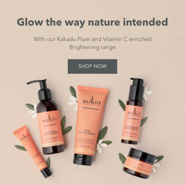 Glow The Way Nature Intended with our Kakadu Plum and Vitamin C enriched Brightening range