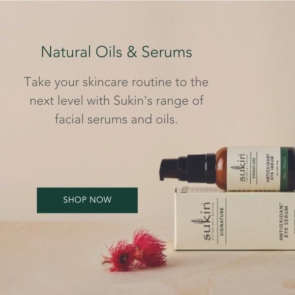Natural Oils & Serums - Take your skincare routine to the next level with Sukin's range of facial serums and oils.