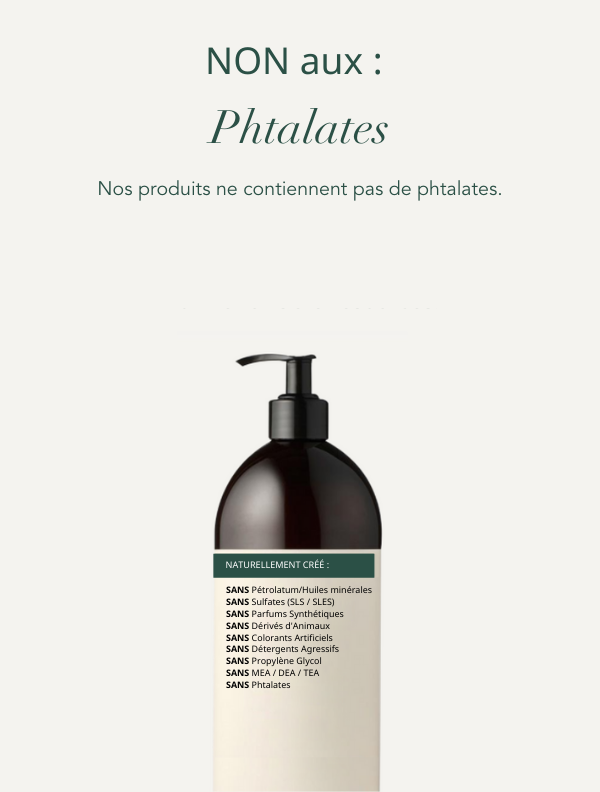 No Phthalates. Our products do not contain phthalates.