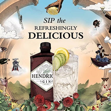 Sip the refreshingly delicious Hendrick's Gin