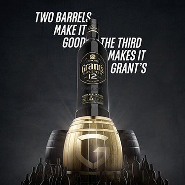Two barrels make it good, the third makes it Grant's