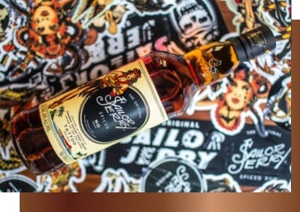 bottle of sailor jerry original spiced caribbean rum