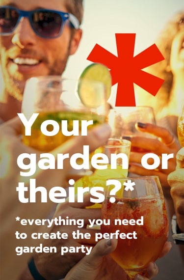 Your garden or theirs? Everything you need to create the perfect garden party.