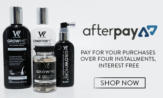 Afterpay, pay for your purchases over four installments, interest free. shop now.