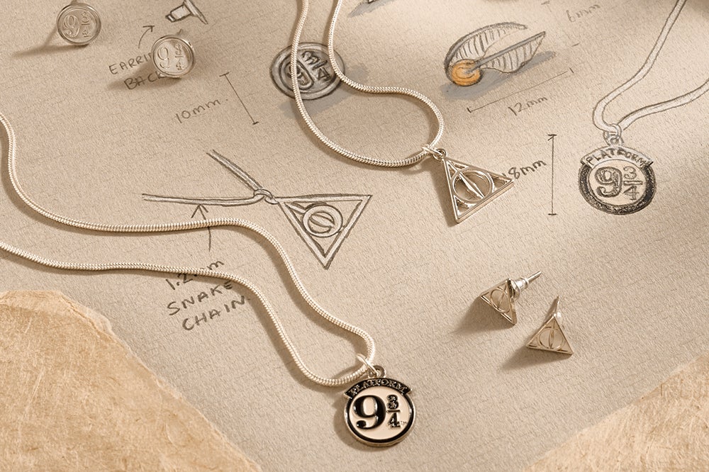 pictured-of-harry-potter-themed-jewellery-on-piece-of-paper