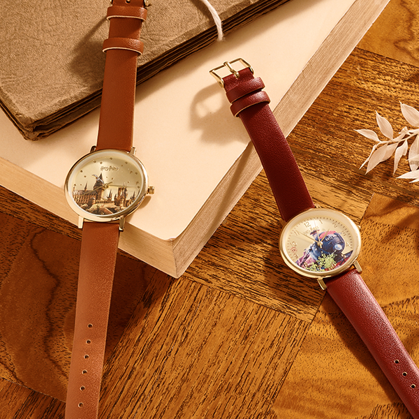Harry-potter-themed-watches-on-a-table