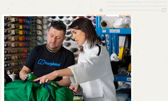 Man and Women looking on how to match colours to repair products