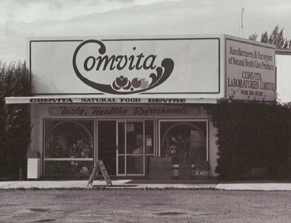 A very first Comvita shop opened in 1974.